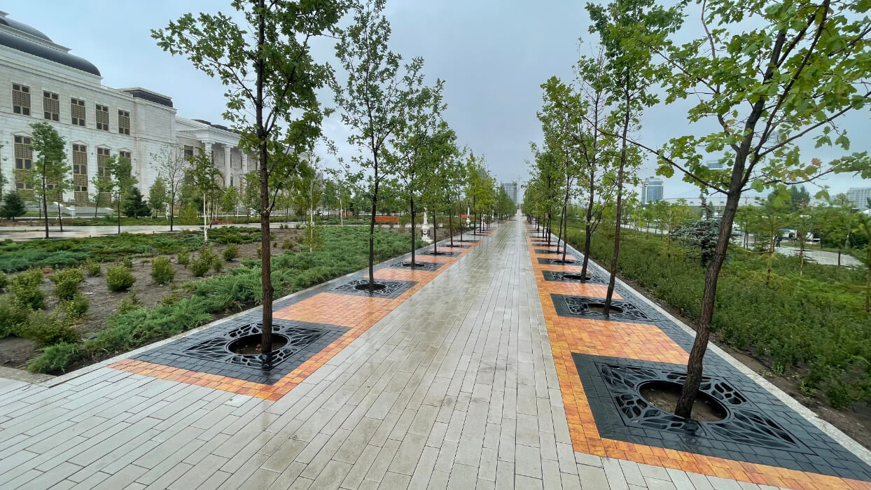 Приствольная решетка для дерева ZKING CRUST 1.2х1.2м Черная в Туймазах фото