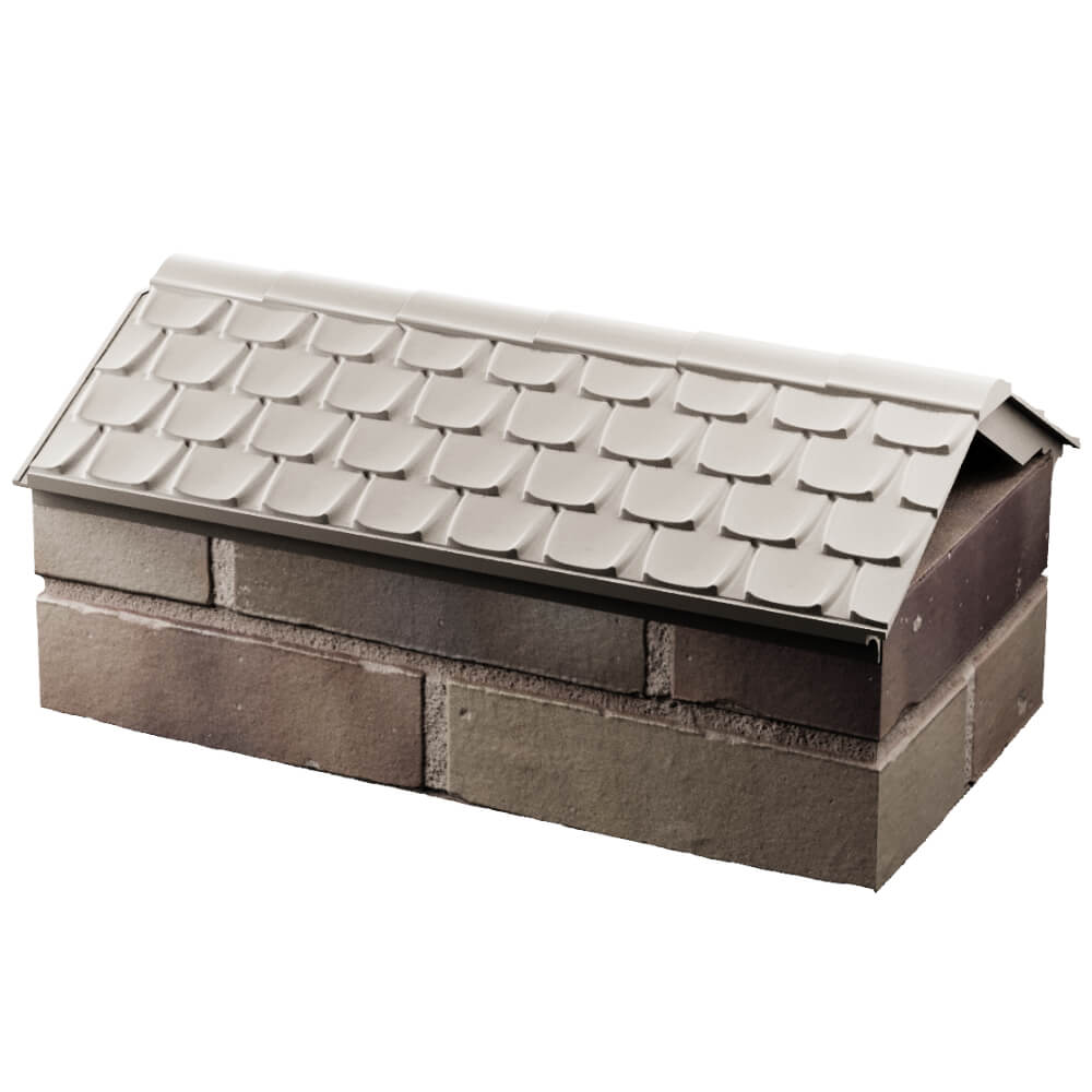 Парапет Zking Эльбрус Бежевый с посадкой на 1 кирпич (255мм) в Туймазах фото