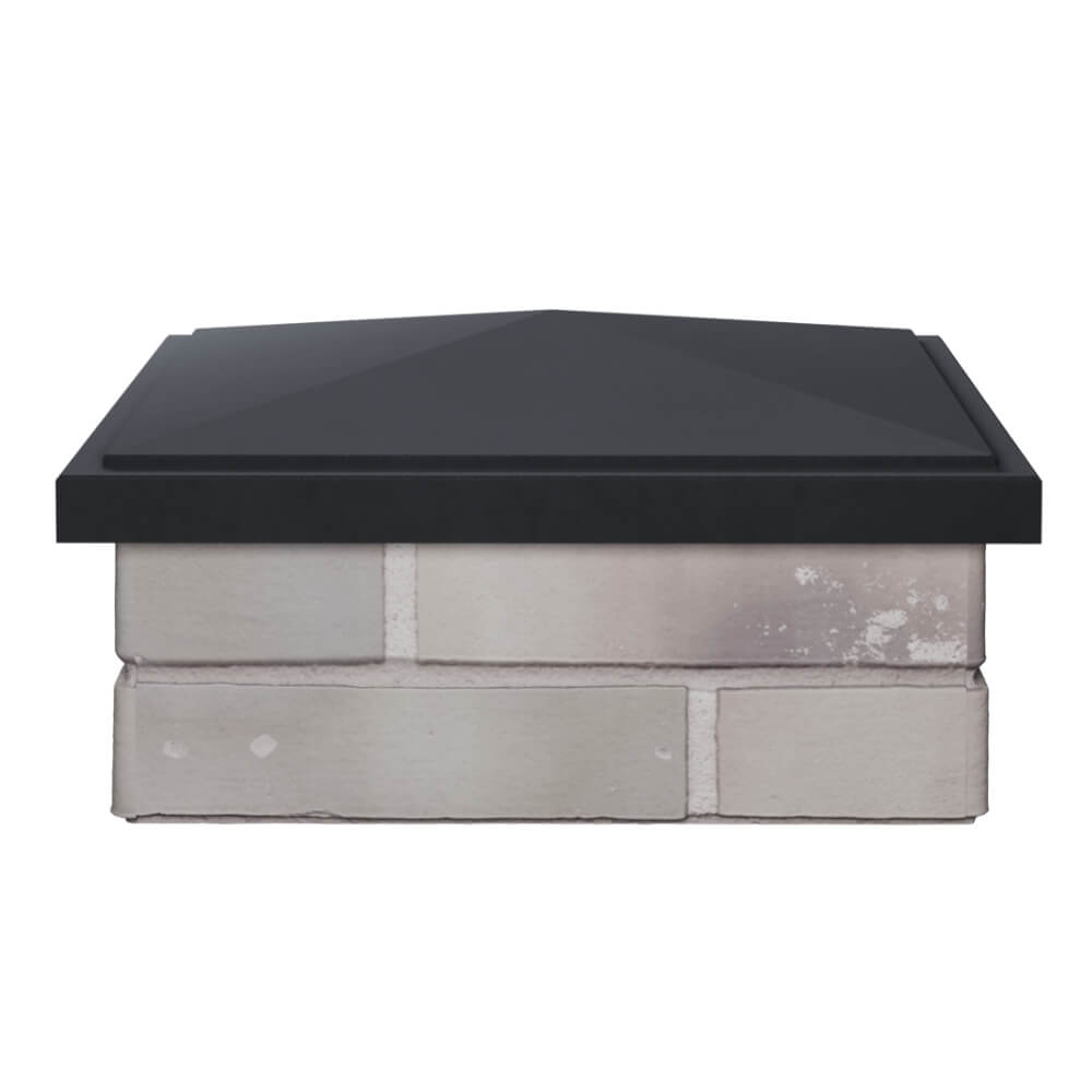 Колпак Zking БонаМоно Серый на столб 1.5х1.5 кирпича (385х385, 400х400мм) Туймазы фото