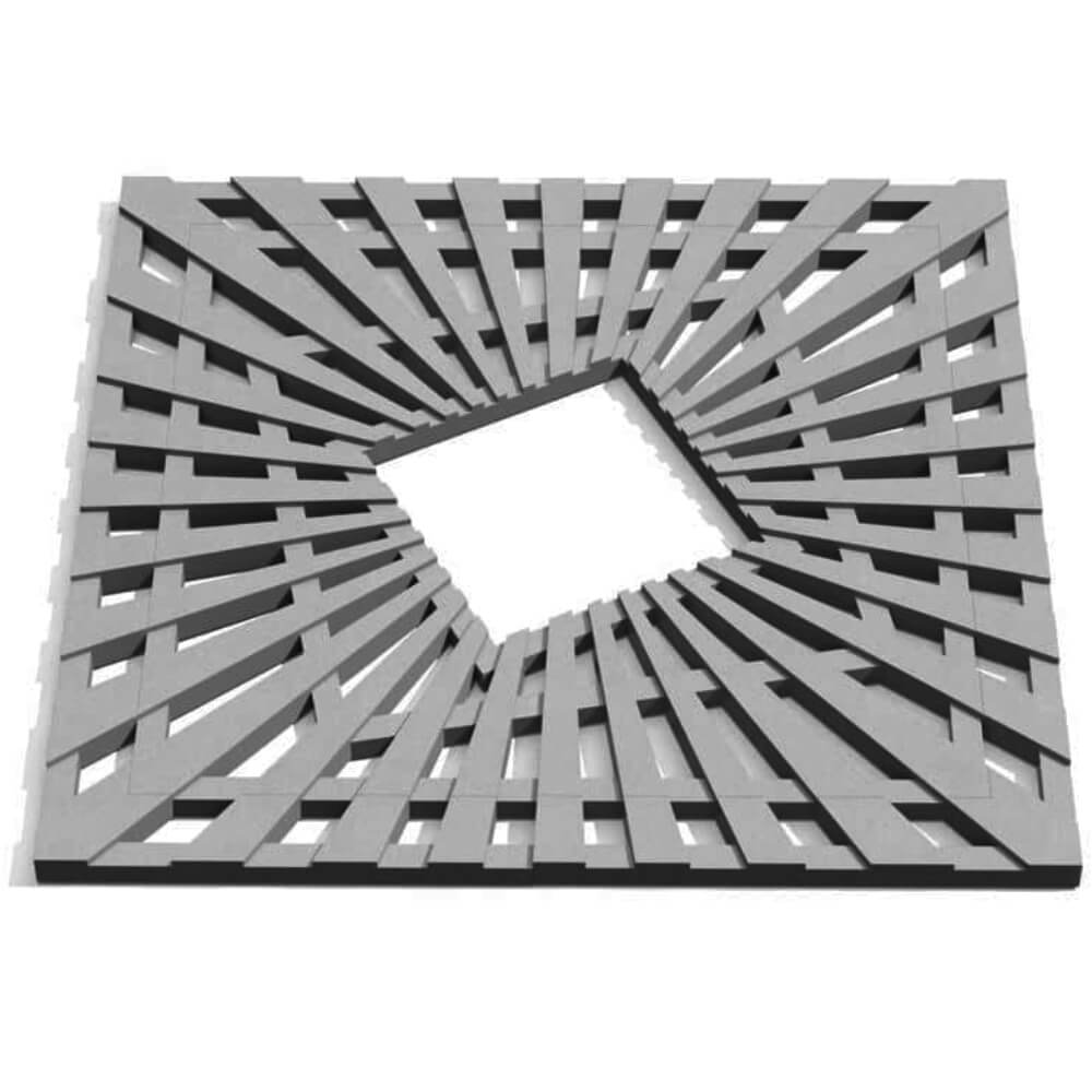 Приствольная решетка для дерева ZKING ATMOSPHERE 1.2х1.2м Серая Туймазы фото