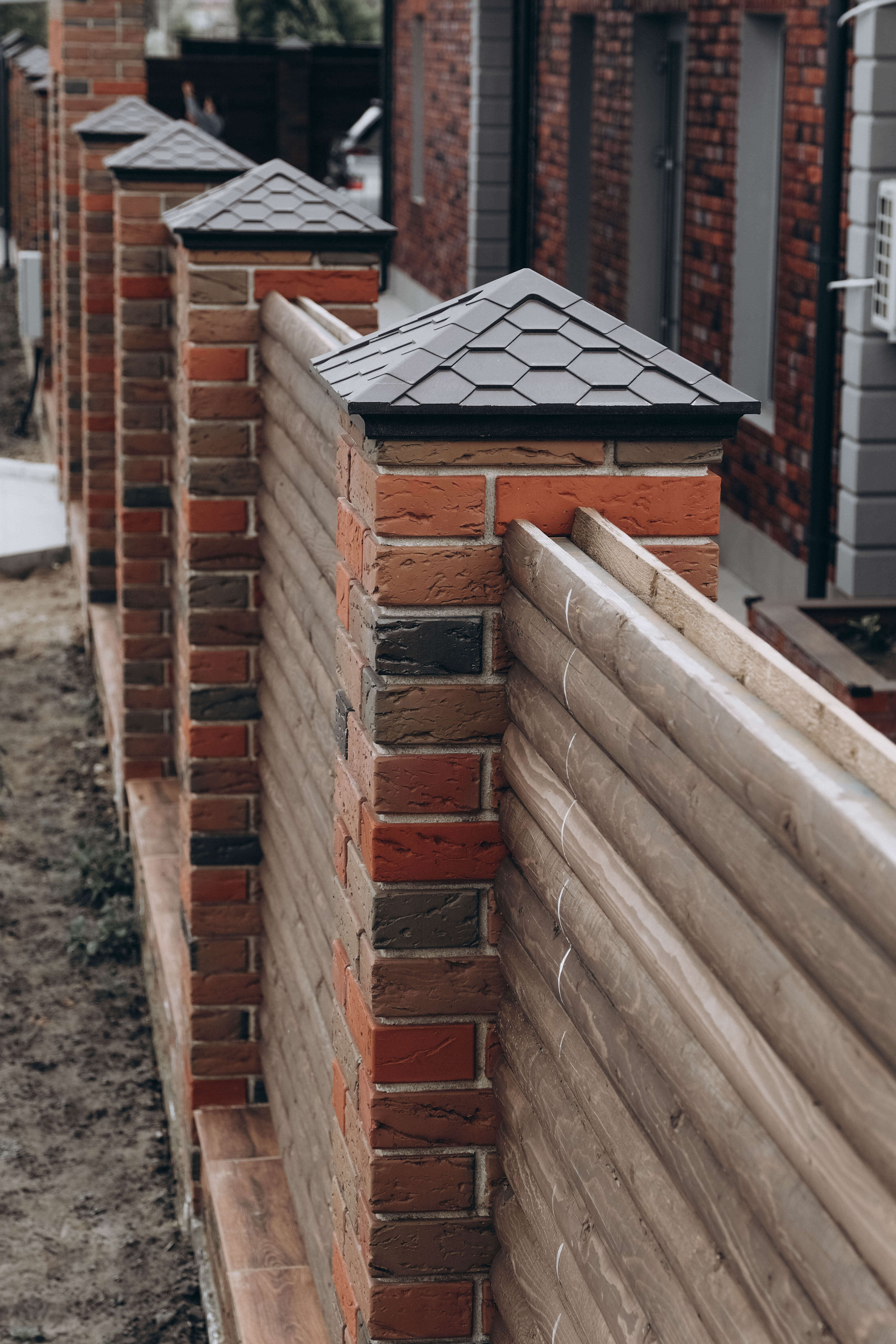 Колпак Zking Эверест Коричневый на столб 1.5х1.5 кирпича (390х390мм) в Туймазах фото