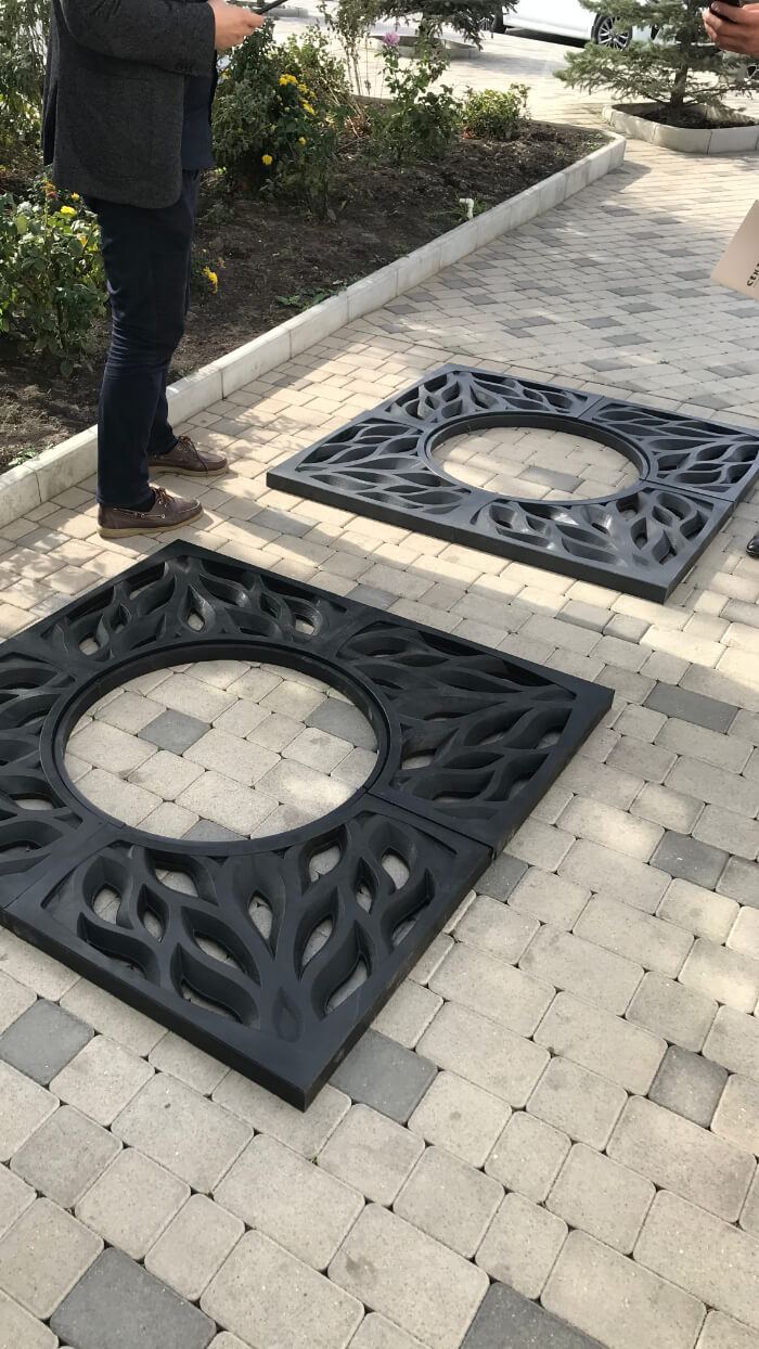 Приствольная решетка для дерева ZKING CRUST 1.2х1.2м Черная в Туймазах фото