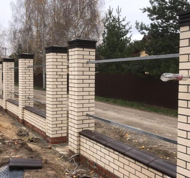 Колпак Zking Бона ХайТек Коричневый на столб 1.5х1.5 кирпича (385х385мм) в Туймазах фото