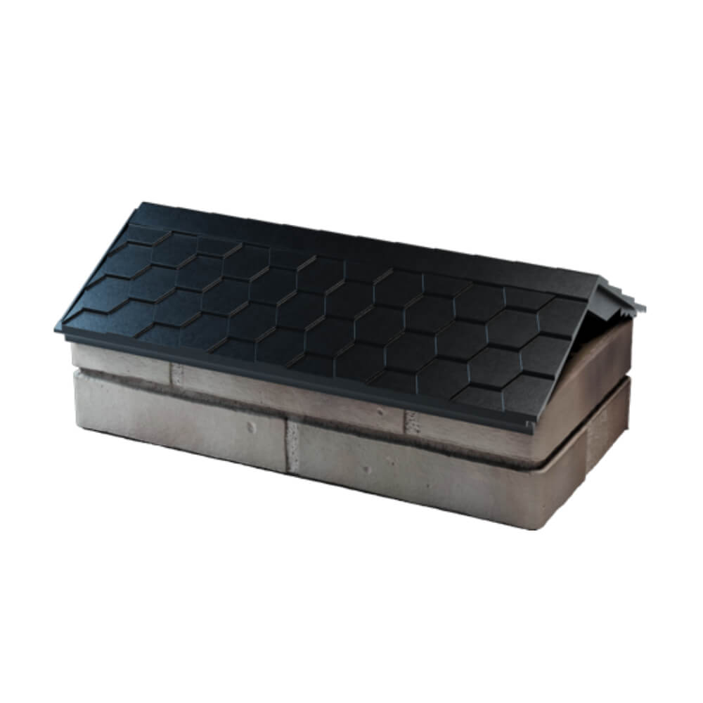 Парапет Zking Эверест Черный с посадкой на 1 кирпич (200/225/255мм) в Туймазах фото