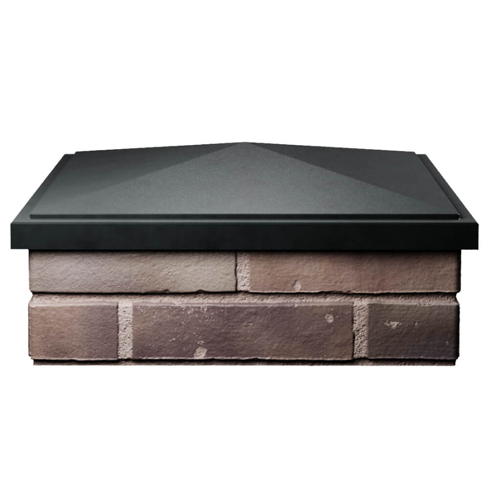 Колпак Zking БонаМоно Черный на столб 2х2 кирпича (515х515, 530х530мм) Туймазы фото