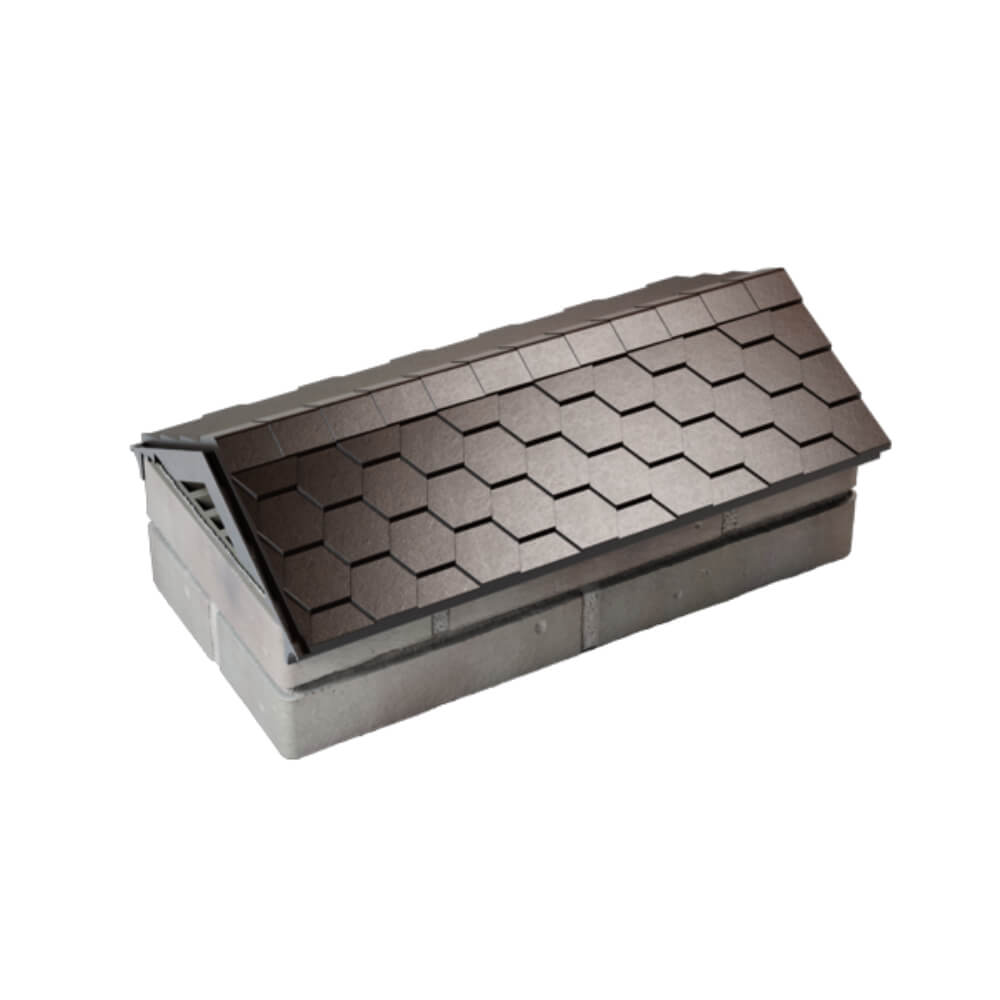 Парапет Zking Эверест Коричневый с посадкой на 1 кирпич (200/225/255мм) в Туймазах фото