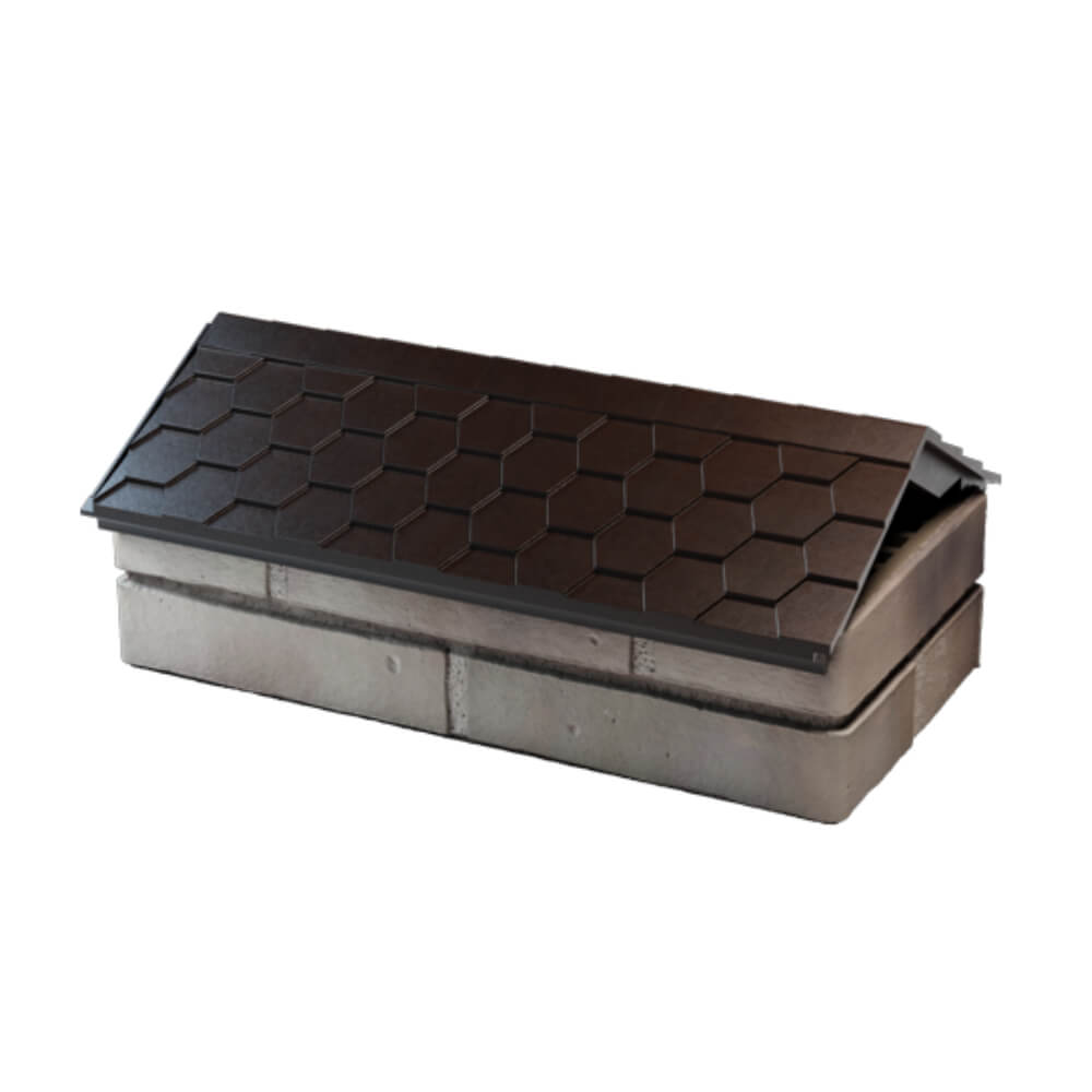 Парапет Zking Эверест Коричневый с посадкой на 1 кирпич (200/225/255мм) в Туймазах фото