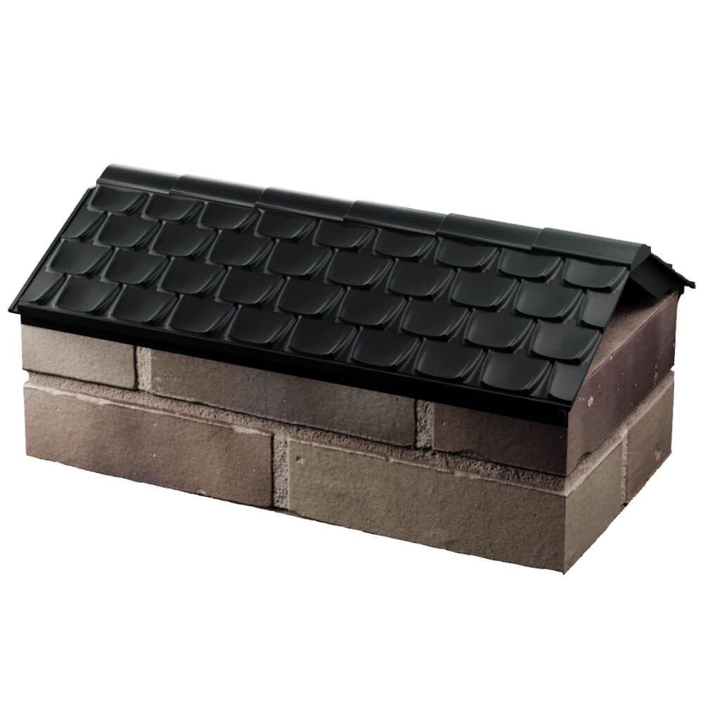 Парапет Zking Эльбрус Черный с посадкой на 1 кирпич (255мм) в Туймазах фото