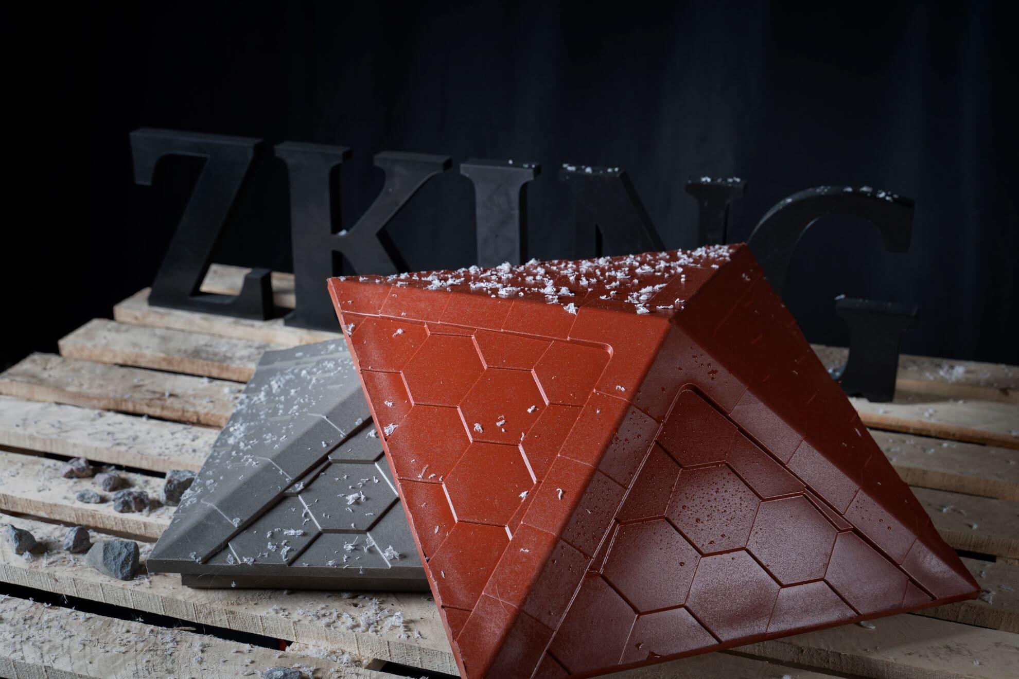 Колпак Zking Эверест Красный на столб 1.5х1.5 кирпича (390х390мм) в Туймазах фото