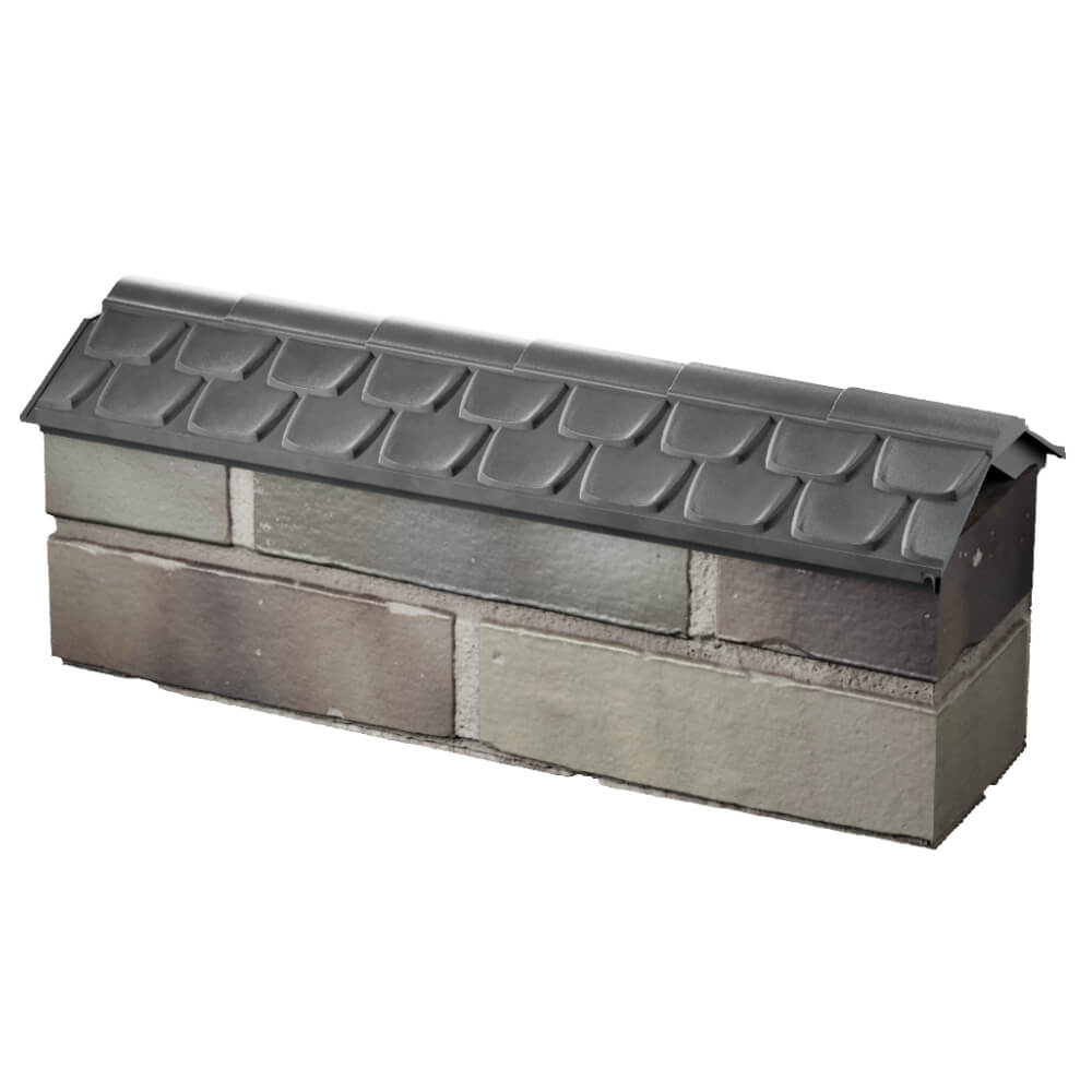 Парапет Zking Эльбрус Серый с посадкой на 0.5 кирпича (130мм) в Туймазах фото