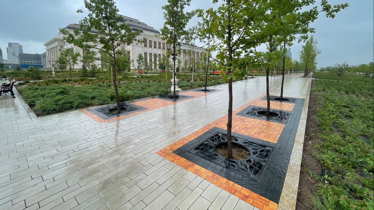 Приствольная решетка для дерева ZKING CRUST 1.2х1.2м Черная в Туймазах фото