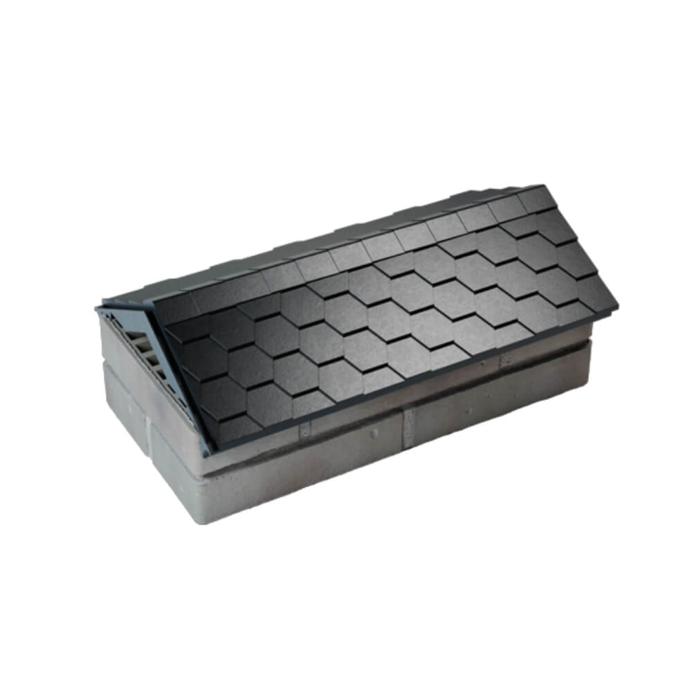 Парапет Zking Эверест Черный с посадкой на 1 кирпич (200/225/255мм) в Туймазах фото