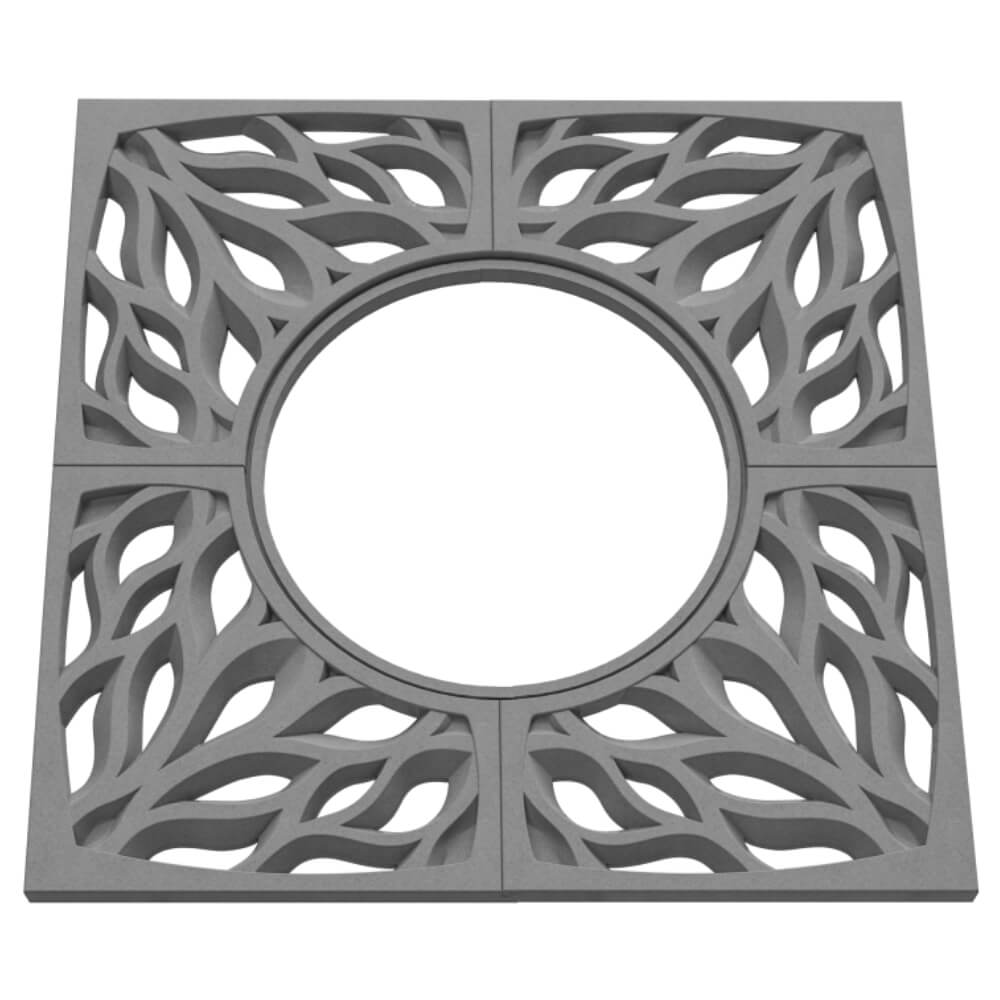 Приствольная решетка для дерева ZKING CRUST 1.2х1.2м Серая в Туймазах фото