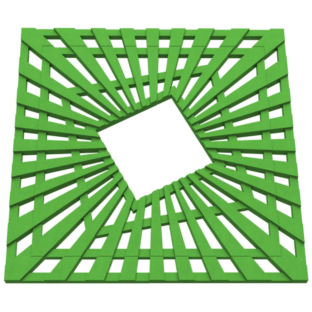 Приствольная решетка для дерева ZKING ATMOSPHERE 1.2х1.2м Зеленая в Туймазах фото