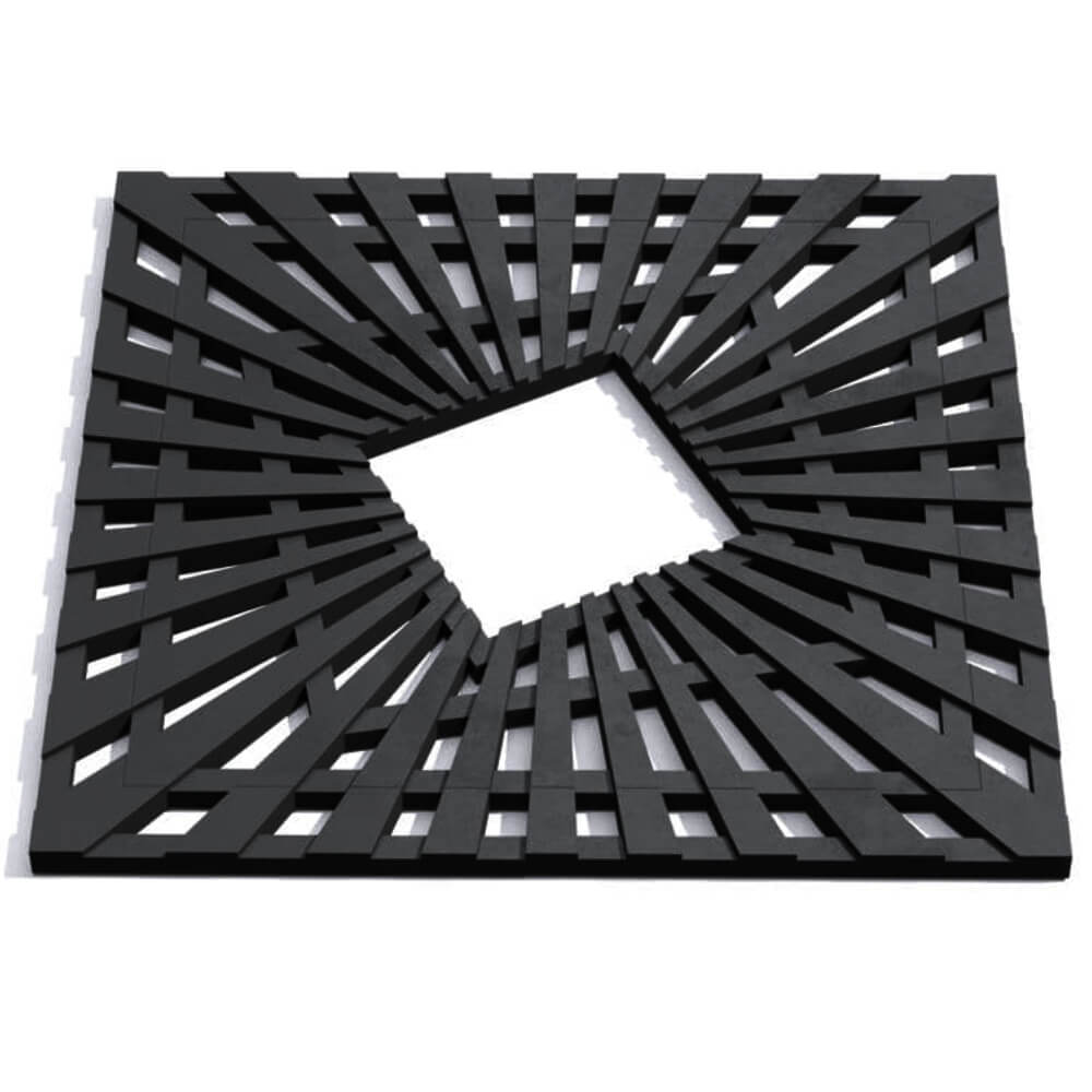 Приствольная решетка для дерева ZKING ATMOSPHERE 1.2х1.2м Черная Туймазы фото