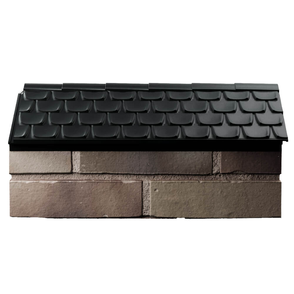 Парапет Zking Эльбрус Черный с посадкой на 1 кирпич (255мм) в Туймазах фото