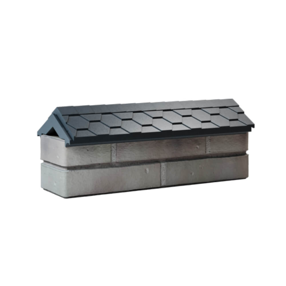 Парапет Zking Эверест Серый с посадкой на 0.5 кирпича (130мм) Туймазы фото