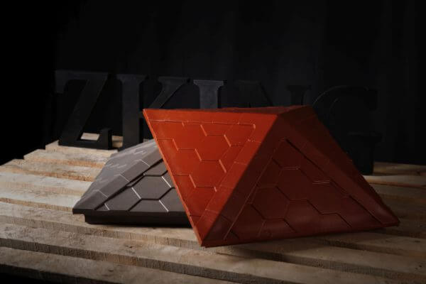 Колпак Zking Эверест Красный на столб 1.5х1.5 кирпича (390х390мм) в Туймазах фото