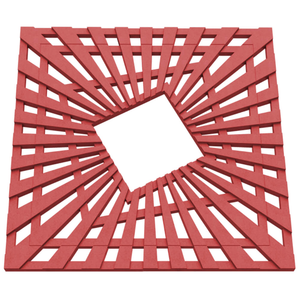 Приствольная решетка для дерева ZKING ATMOSPHERE 1.2х1.2м Красная в Туймазах фото