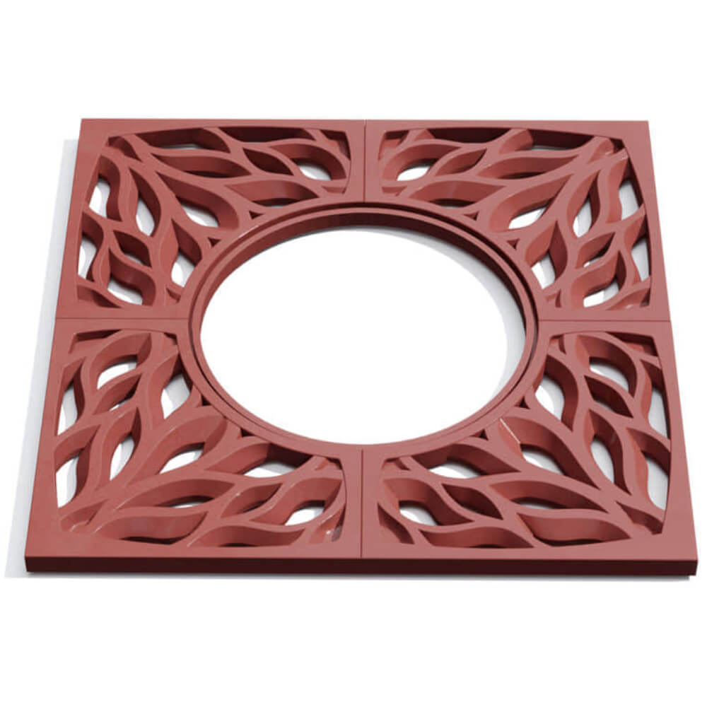 Приствольная решетка для дерева ZKING CRUST 1.2х1.2м Красная Туймазы фото