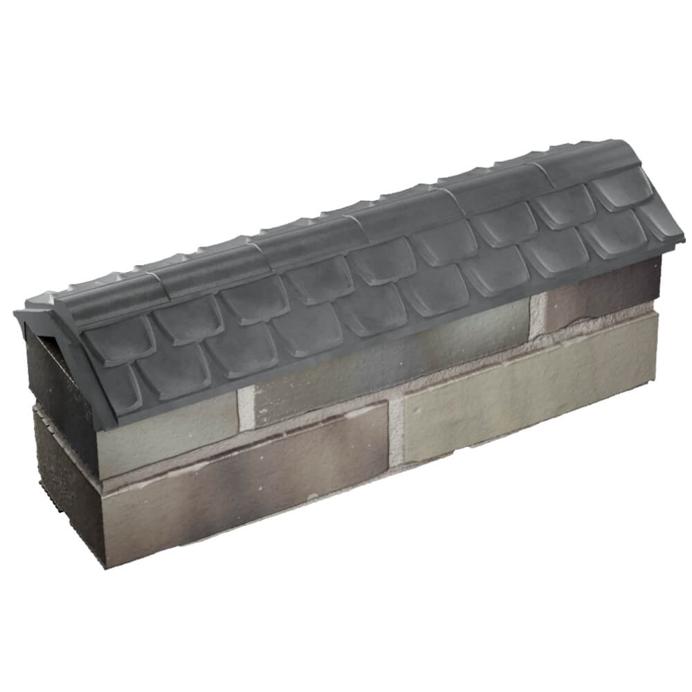 Парапет Zking Эльбрус Серый с посадкой на 0.5 кирпича (130мм) в Туймазах фото