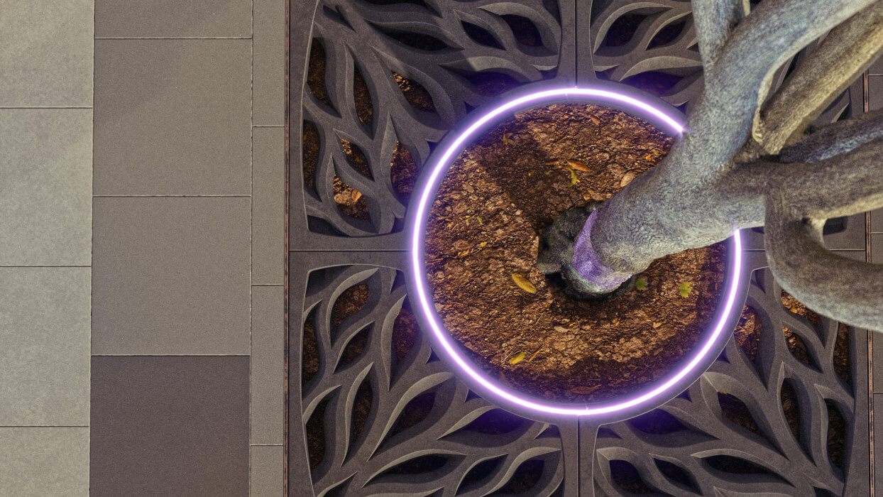 Приствольная решетка для дерева ZKING CRUST 1.2х1.2м Черная в Туймазах фото