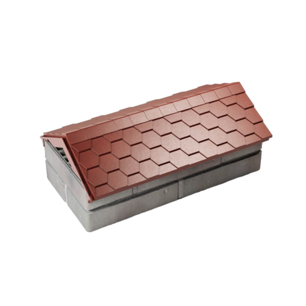 Парапет Zking Эверест Красный с посадкой на 1 кирпич (200/225/255мм) в Туймазах фото