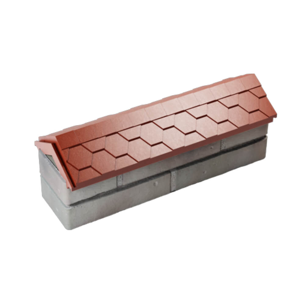 Парапет Zking Эверест Красный с посадкой на 0.5 кирпича (130мм) в Туймазах фото