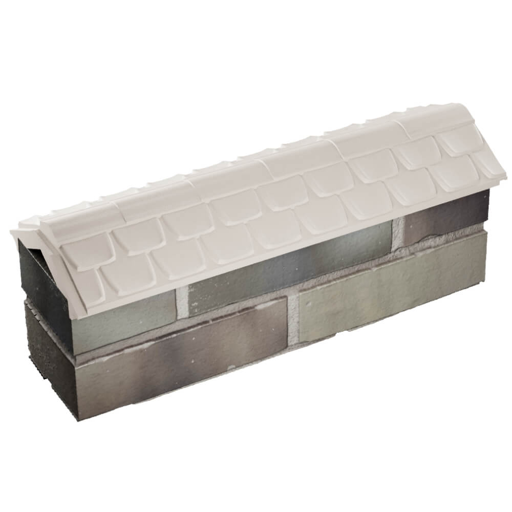 Парапет Zking Эльбрус Бежевый с посадкой на 0.5 кирпича (130мм) в Туймазах фото