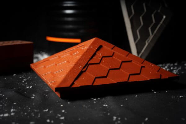 Колпак Zking Эверест Красный на столб 1.5х1.5 кирпича (390х390мм) в Туймазах фото