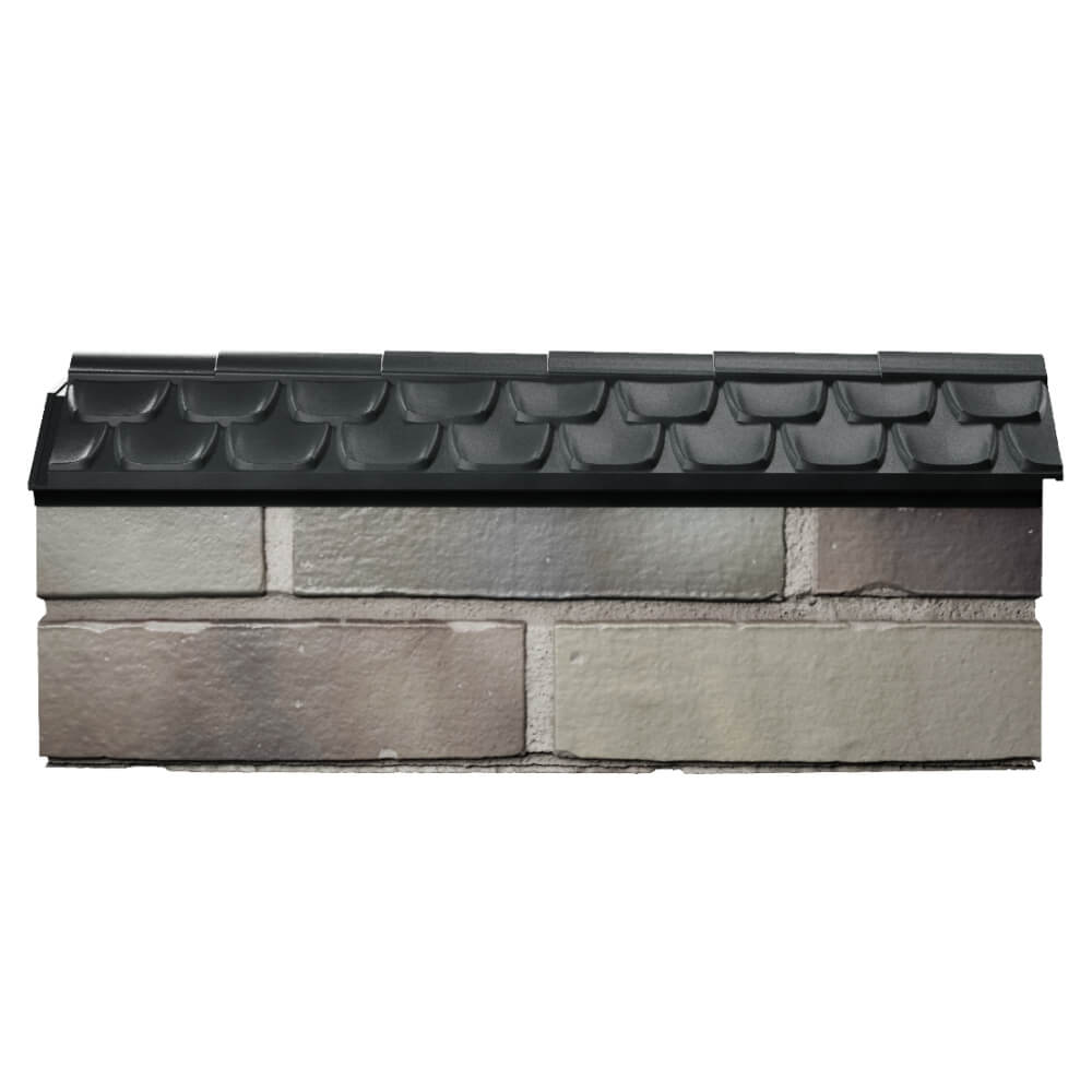 Парапет Zking Эльбрус Черный с посадкой на 0.5 кирпича (130мм) в Туймазах фото