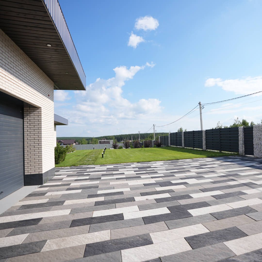 Шаговая плита STONE Светлая Галька 990х330х55мм в Туймазах фото